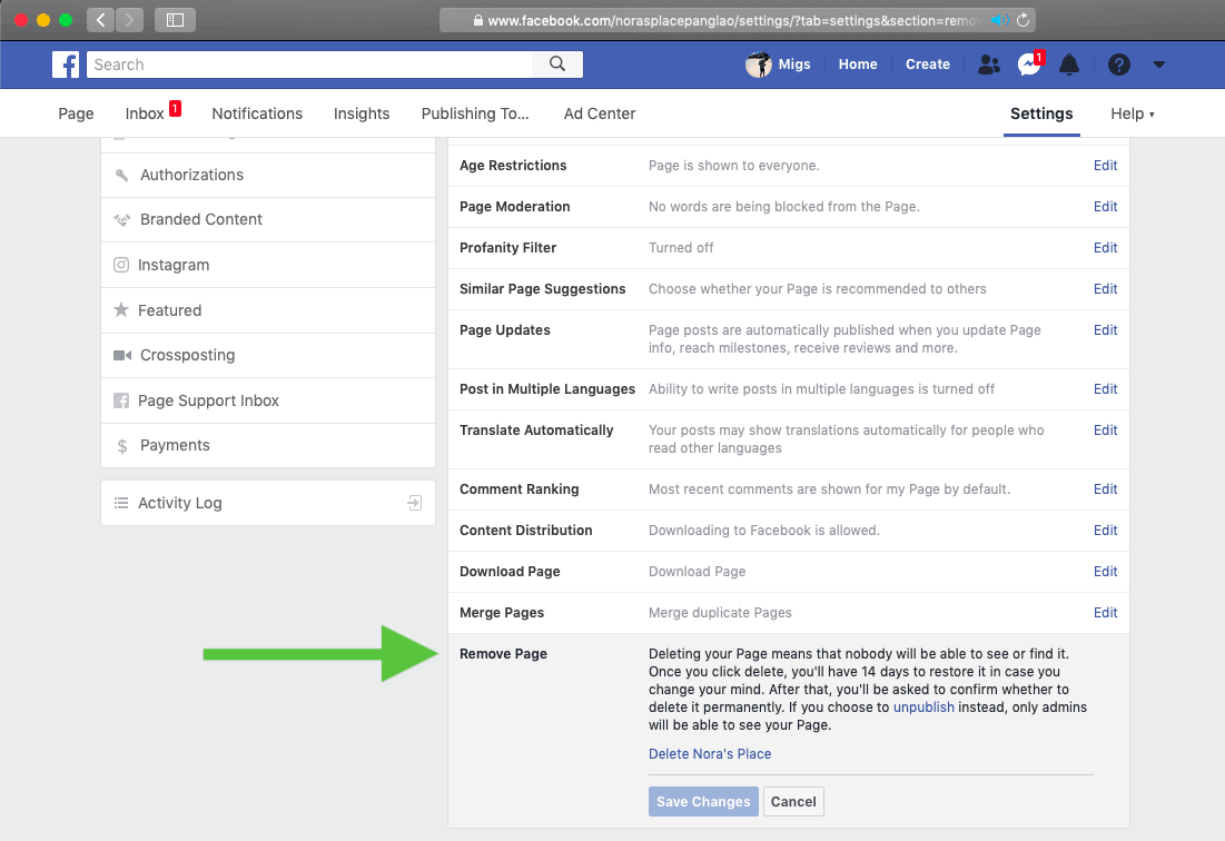  How To Delete A Facebook Business Page Using Facebook Business Manager 