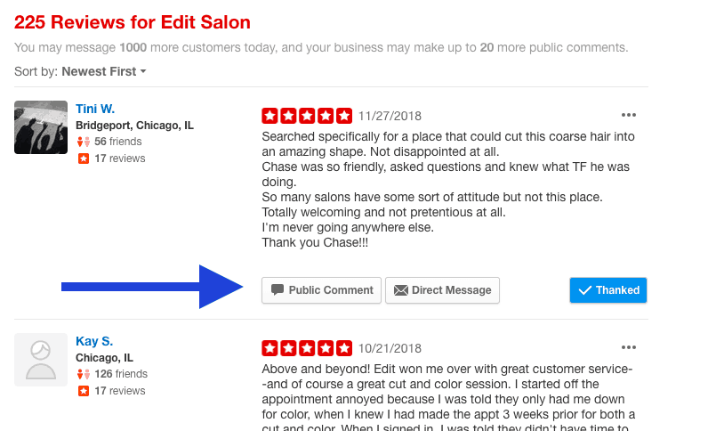 yelp doctor reviews