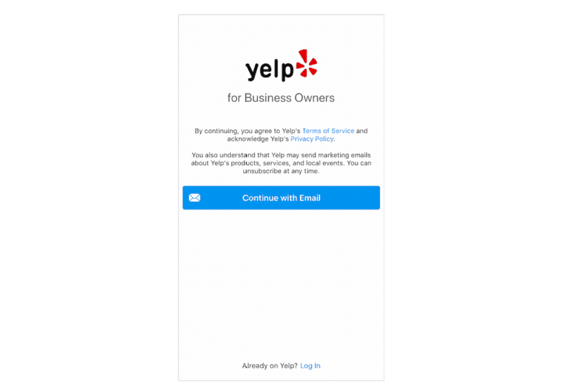 yelp biz owner app