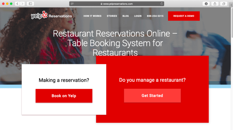 yelp reservations video